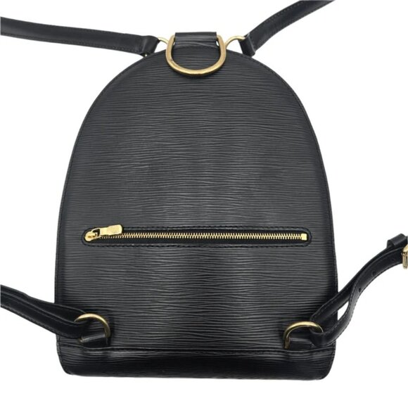 LOUIS VUITTON Mini Pochette Epi Leather Backpack Black - COA included! - Picture 4 of 15